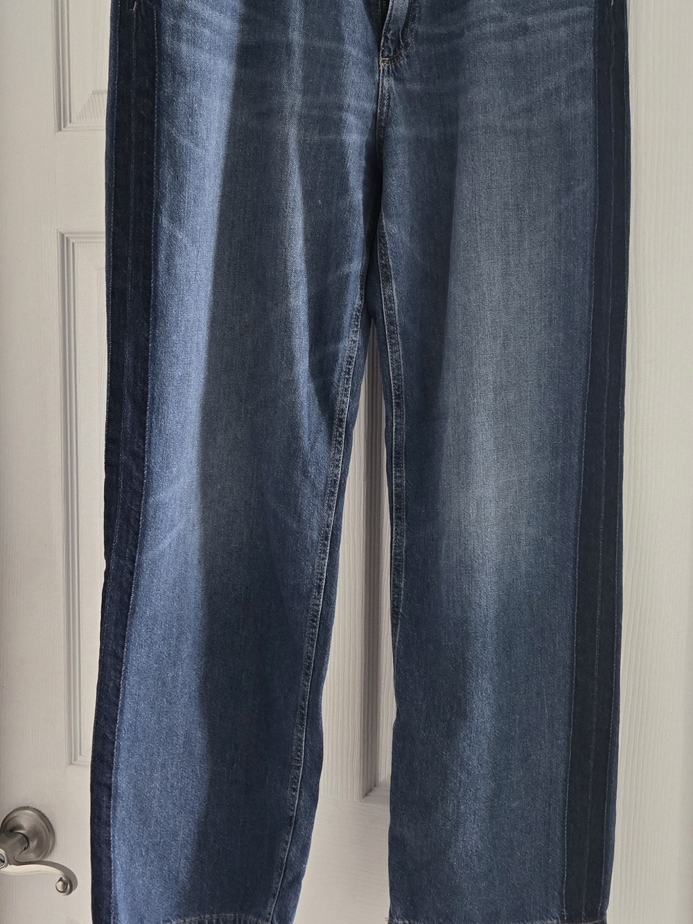 Jason Wu Women’s Two-Tone Blue Relaxed Jeans